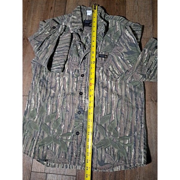 Vintage Rattler Brand Realtree Camo Hunting Shirt Men’s Med Long Sleeve USA Made - Picture 2 of 4